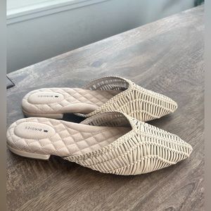 Never worn Birdie ‘The Swan’ mules!